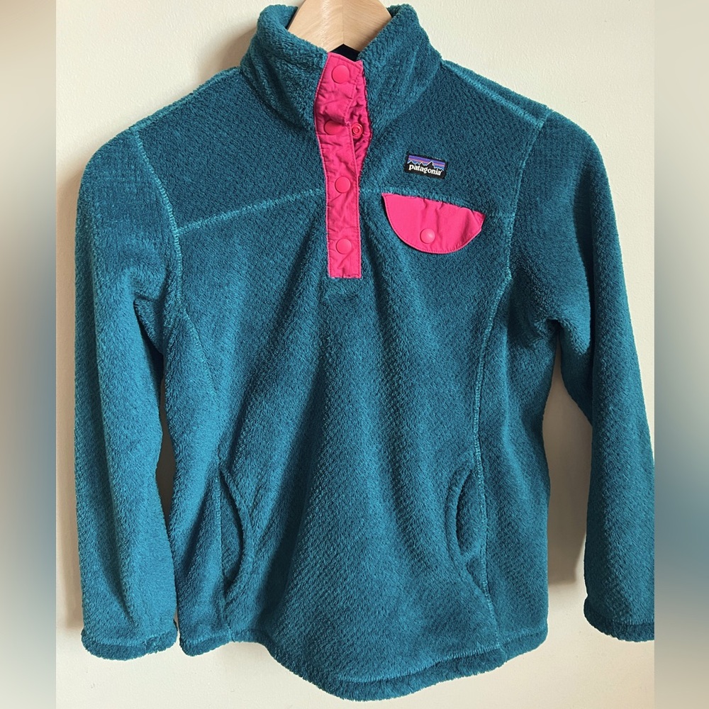 Patagonia Kids re-tool fleece (size 10, M)